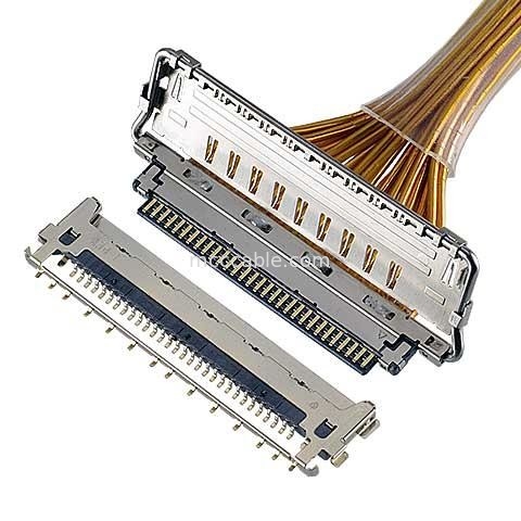 VS II 20846-020T 030T 040T 0,5 mm Abstand, Mikrokoaxialanschluss des Typs Horizontale Paarung