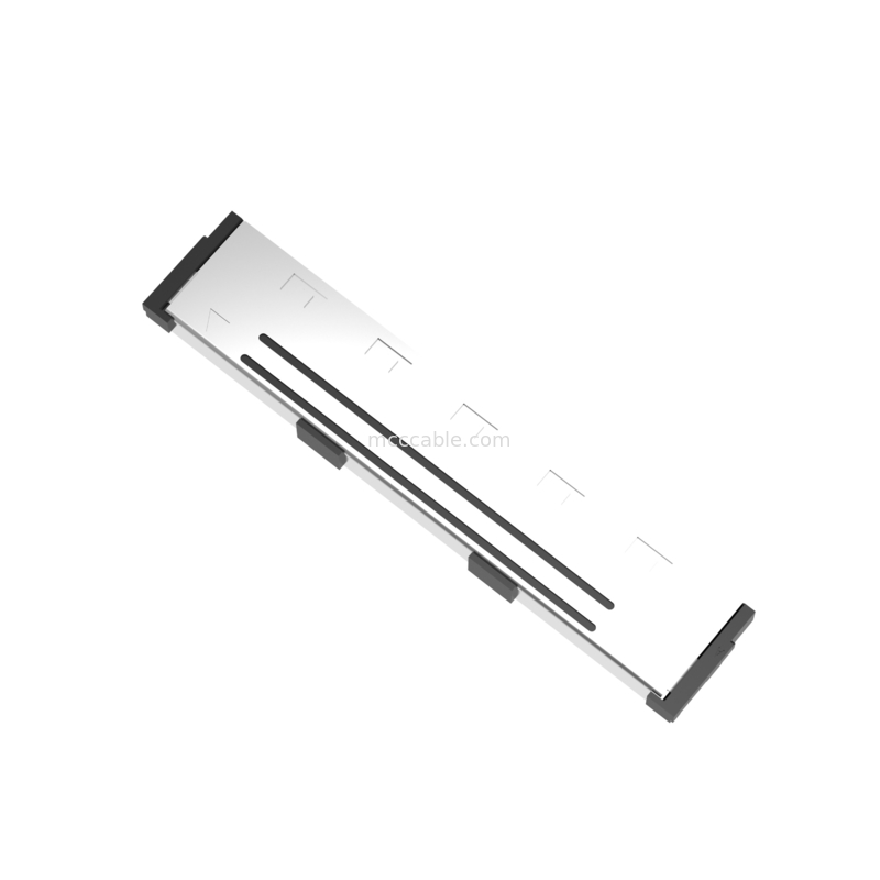50P Lvds Mikrokoaxialkabel 20437-050T-01 0,5 mm Abstand, Mikrokoaxialkabel mit vertikaler Verbindung