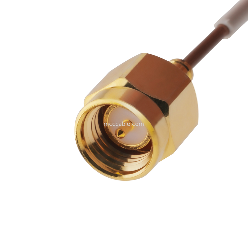 0,047 männlicher gerader Stecker Te 1996771-1 halb steifes Koaxialkabel 5G Sma zu Smpm-Buchse