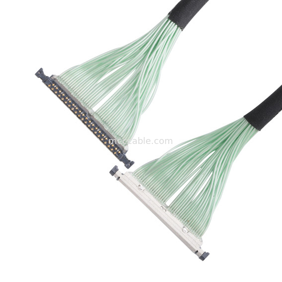 20496-040T-40 20497-040T-30 2679-040-10 20498-040E-41 40P LVDS Mikrokoaxialkabel