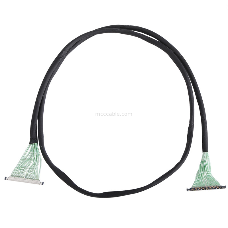 20496-040T-40 20497-040T-30 2679-040-10 20498-040E-41 40P LVDS Mikrokoaxialkabel