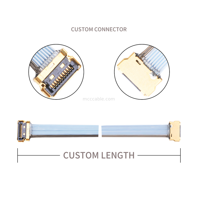 LVDS-KABEL 10P 0,35 mm Schwung 20857-010T-01 KABELZUSAMMELUNG FÜR DRAHTSTABEL