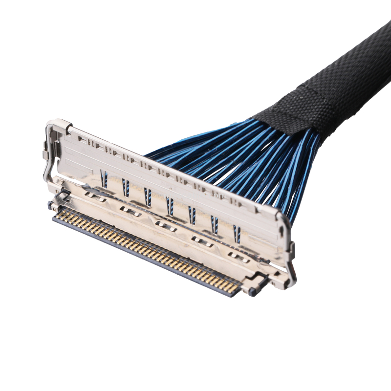 IDC CABLE 20679 20729 Serie 20679-050T-01 50P 0,4 mm Schwung Horizontale Paarung Miniatur Koaxialkabel anpassen