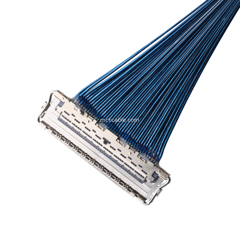 IDC CABLE 20679 20729 Serie 20679-050T-01 50P 0,4 mm Schwung Horizontale Paarung Miniatur Koaxialkabel anpassen