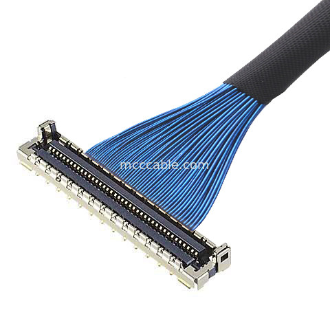 MICRO-COAX-KABEL 30P 20878-030T-01 Mikrokoaxial-LVDS-Kabel mit elektromagnetischer Abschirmung und mechanischer Verriegelung