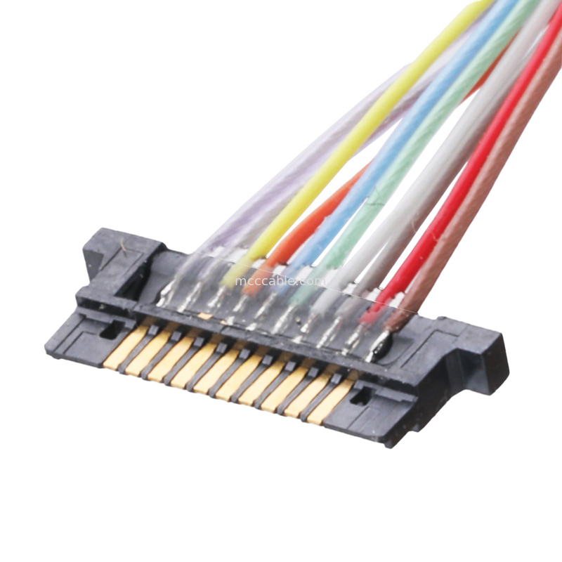 Koaxialkabel-Verbindungsstück Lvds für Neigung 10 Lcd-Monitor-DW-5 20598-010T-02 0.5mm Pin