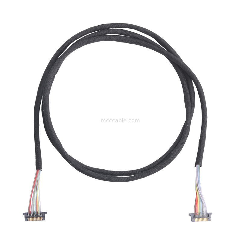 Koaxialkabel-Verbindungsstück Lvds für Neigung 10 Lcd-Monitor-DW-5 20598-010T-02 0.5mm Pin