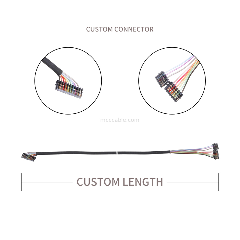 0,6 koaxiale Mikroverbindungsstücke des NEIGUNG Kabel-JST 04XSR-36KHF 06XSR-36KHF 10XSR-36KHF