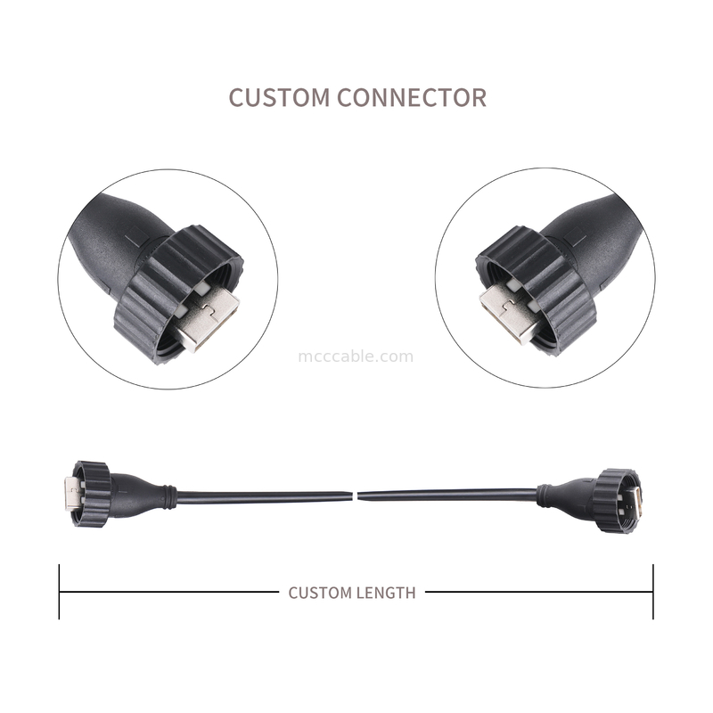 Art männliche Art USB2.0 A männliche Art A BIS USB2.0 ein Verbindungsstück-Kabel industriell