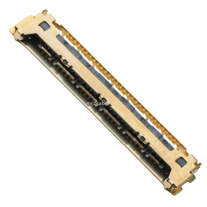 20682-020E-02 Horizontale ultrafeine Koaxialkabelanlage für LVDS-Kabel mit 0,4 mm Kontaktspitch