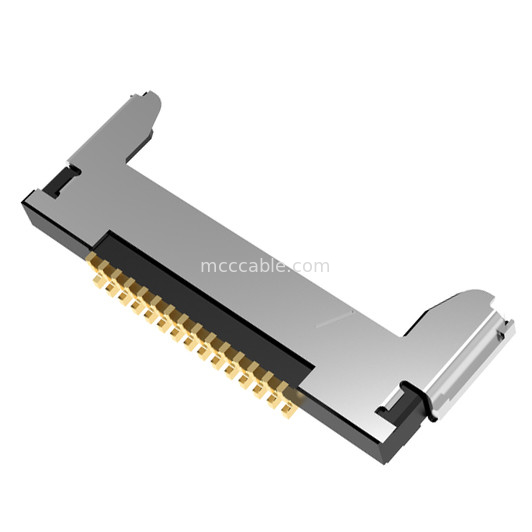 15pin Mikrokoaxialkabelmontage20345-015T-32R 0,4 mm Abstand Horizontale Paarung Mikrokoaxialkabelverbindung