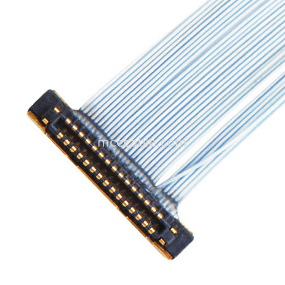Mikrokoaxialkabel-Versammlung 0.25mm Neigungs-KEL XSLS20-30 für Überwachungskamera