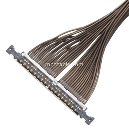 32-Pin-Mikro-Koaxialkabel mit 0,3 mm Pitch 20496-032T-40 Lvds-Kabel für Drohnen