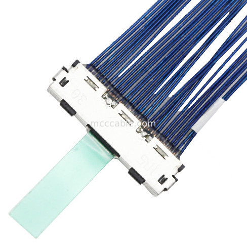 Mikrokoaxialkabel 0.5mm Neigung  30P Koaxialkabel DF80D-30P-0.5SD Lvds