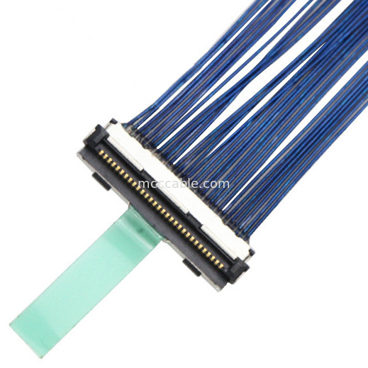 Mikrokoaxialkabel 0.5mm Neigung  30P Koaxialkabel DF80D-30P-0.5SD Lvds