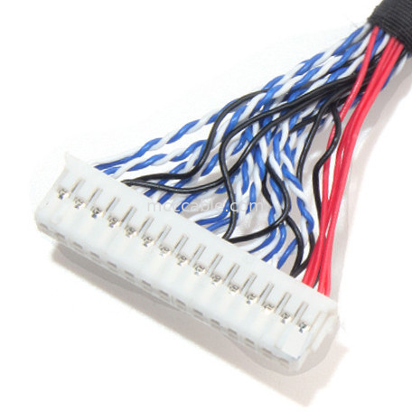 Neigung JAE Fix-30ssl-Hf 26AWG Lcd LVDS des Kabel-1.0mm zu EDV DER STUNDEN-Df13