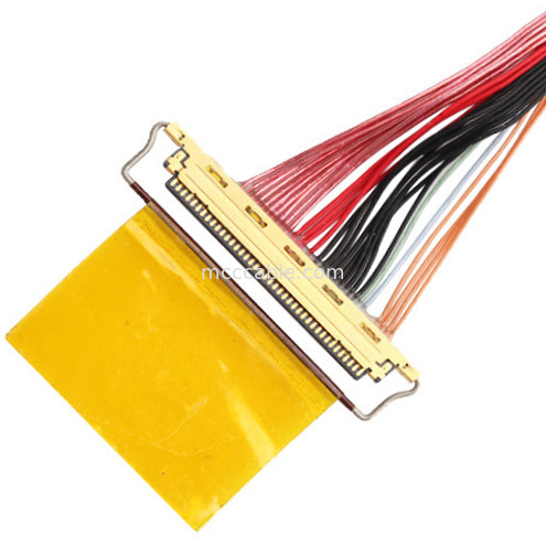 36AWG Lvds Kabelmontage I  20453-240t-01 bis 20453-240t-01 40P 0,4 mm Abstand