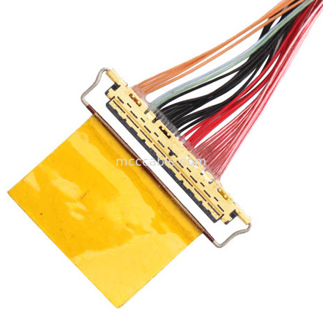 36AWG Lvds Kabelmontage I  20453-240t-01 bis 20453-240t-01 40P 0,4 mm Abstand