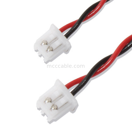 JST pH 2,0 Schwarz-rote Kabelbaum-Kabel des Verbindungsstück-Kabelbaum-UL1007