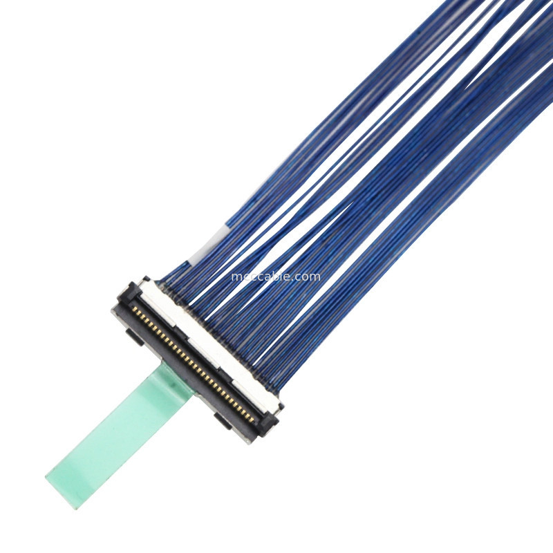 Mikrokoaxialkabel 0.5mm Neigung  30P Koaxialkabel DF80D-30P-0.5SD Lvds