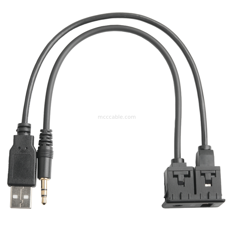 Erweiterungs-Kabel-Jacks 3.5mm ISOBUS männliche Zusatzstereolithographie für Sockel-Kabel O Jack USB