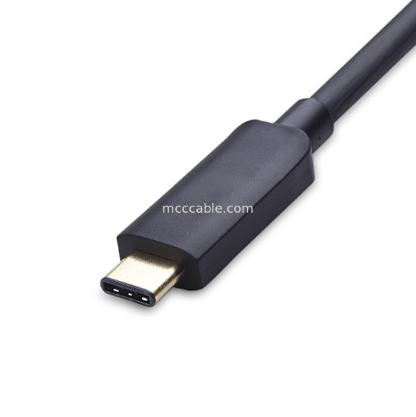USB Typ C Männlich auf Dvi I Weiblich Adapter für LCD-Kamera Projektion