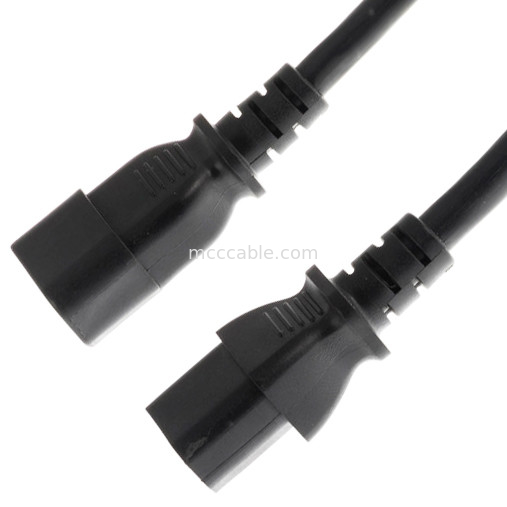C13 bis C14 10a 250v Stromkabel 18 Awg C14 Mates mit C13 Steckdose
