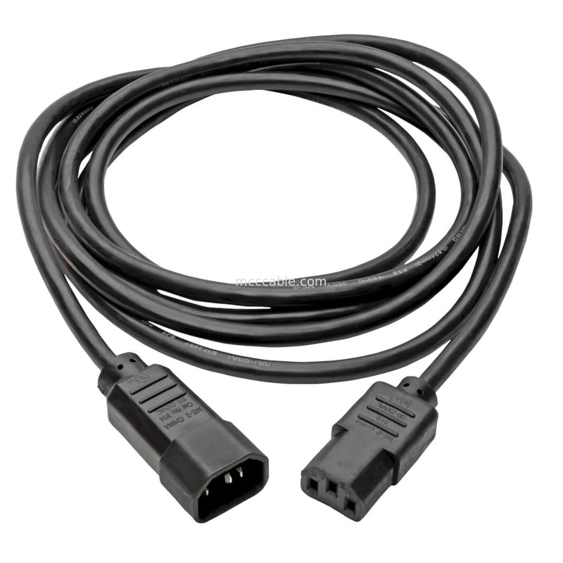 C13 bis C14 10a 250v Stromkabel 18 Awg C14 Mates mit C13 Steckdose