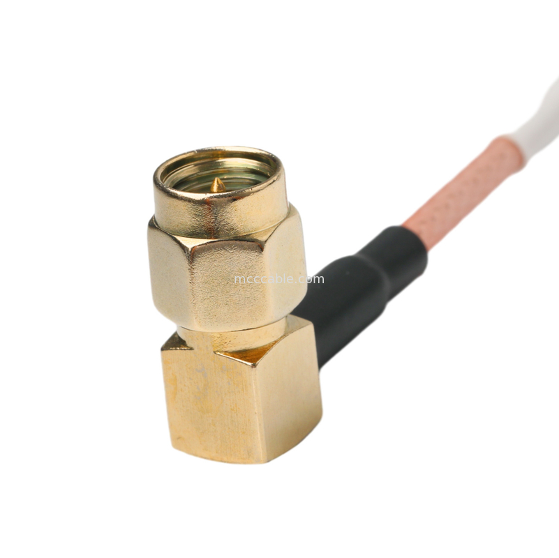 Ip67 Rohs eigenes Koaxkabel Ra Sma Stecker Rechtswinkelstecker Rg316