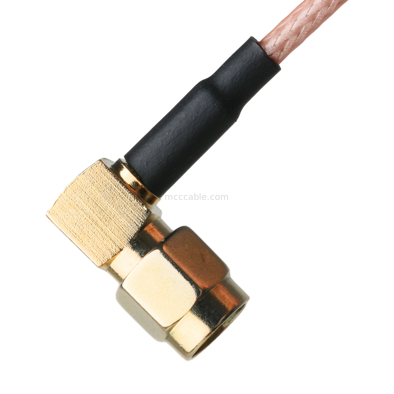 Ip67 Rohs eigenes Koaxkabel Ra Sma Stecker Rechtswinkelstecker Rg316