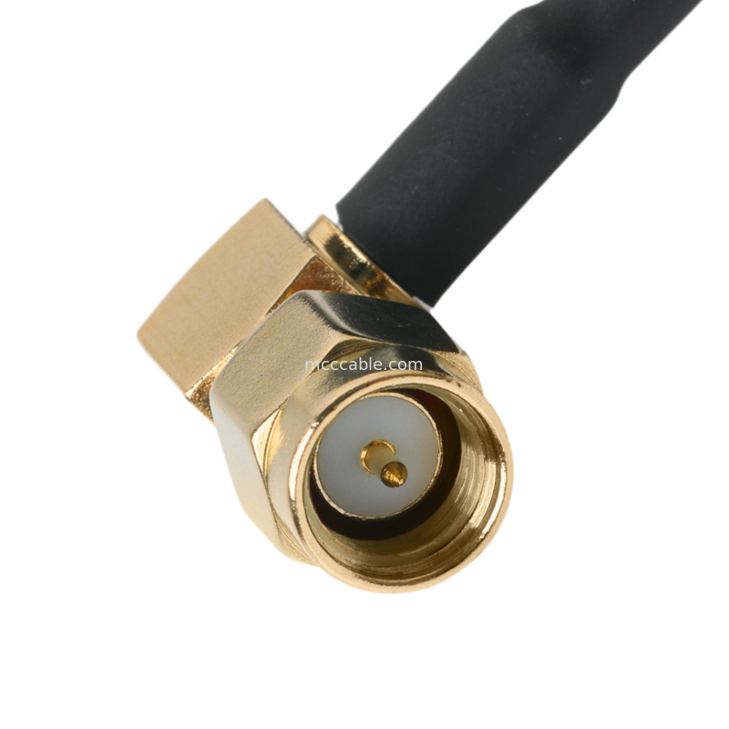 Ip67 Rohs eigenes Koaxkabel Ra Sma Stecker Rechtswinkelstecker Rg316