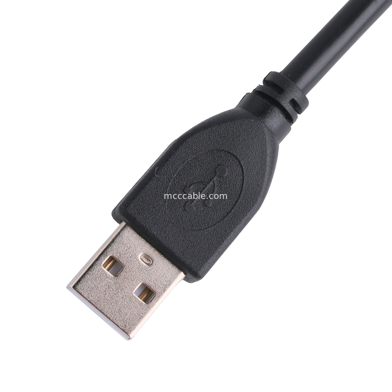 UL Druckeranschlusskabel USB 2.0 Typ A bis Typ B Verriegelung