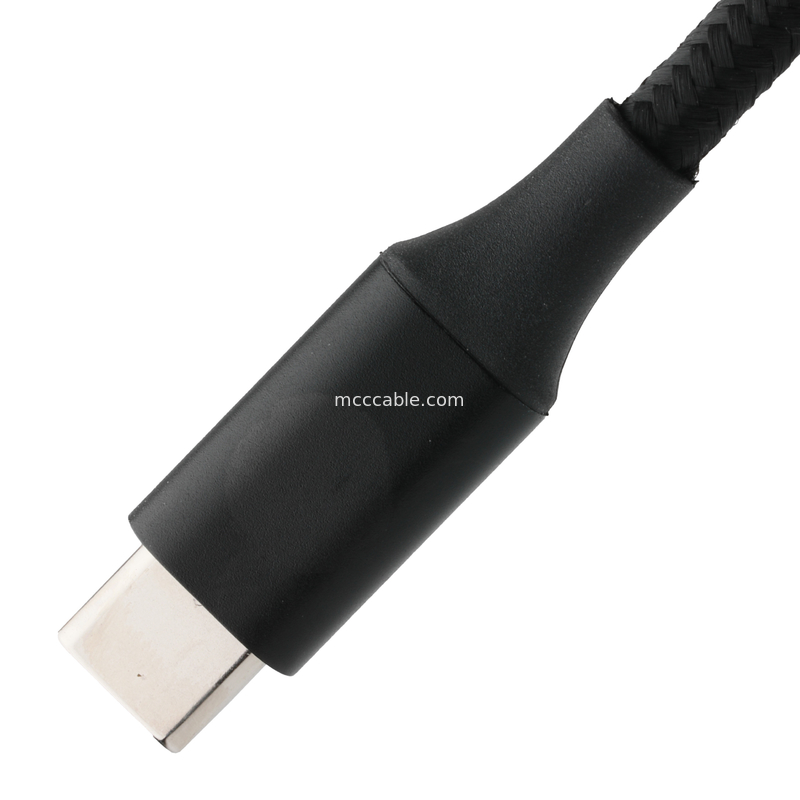 USB Typ C zu USB Typ C Hochgeschwindigkeits-USB-Verlängerungskabel mit geflochtenem Mesh
