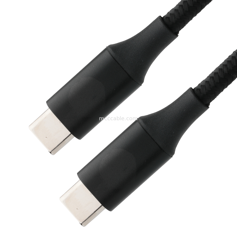 USB Typ C zu USB Typ C Hochgeschwindigkeits-USB-Verlängerungskabel mit geflochtenem Mesh