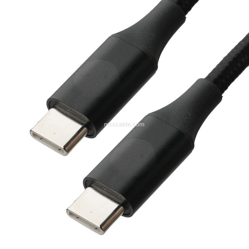 USB Typ C zu USB Typ C Hochgeschwindigkeits-USB-Verlängerungskabel mit geflochtenem Mesh