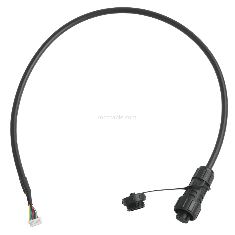 IP67 Wasserdichtes Steckverbinder M16 Weiblich bis SH1.0 9P UL 2464 28AWG*4PR+AEB Kabel ROHS