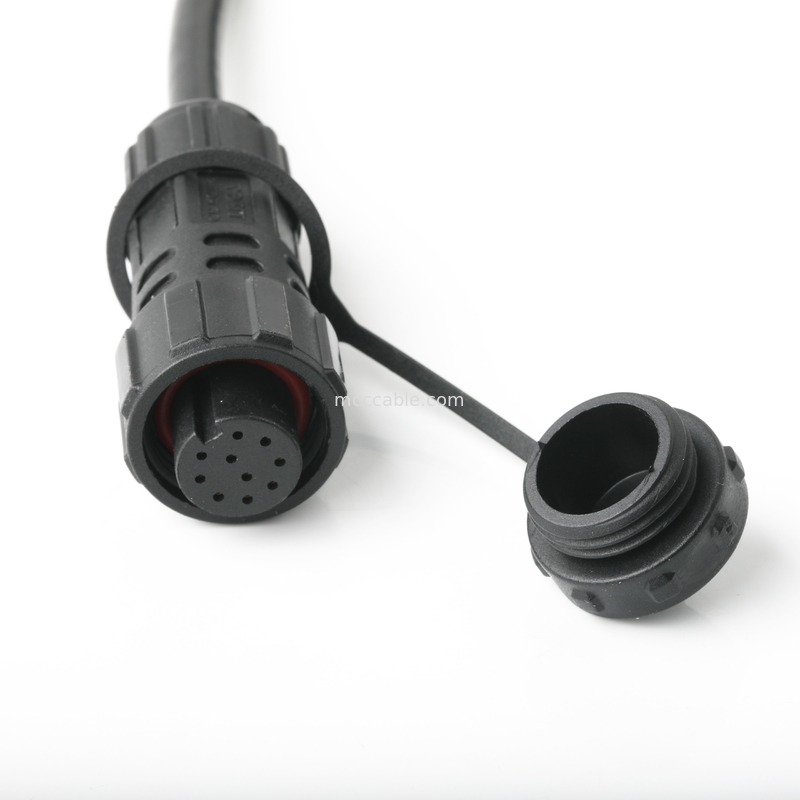 IP67 Wasserdichtes Steckverbinder M16 Weiblich bis SH1.0 9P UL 2464 28AWG*4PR+AEB Kabel ROHS