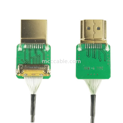 Verbindungsadapter 20525-020E-02 zum Typ HDMI-Kabeladapter HDMI-Gerade Kopf HDMI-A 0,4 mm