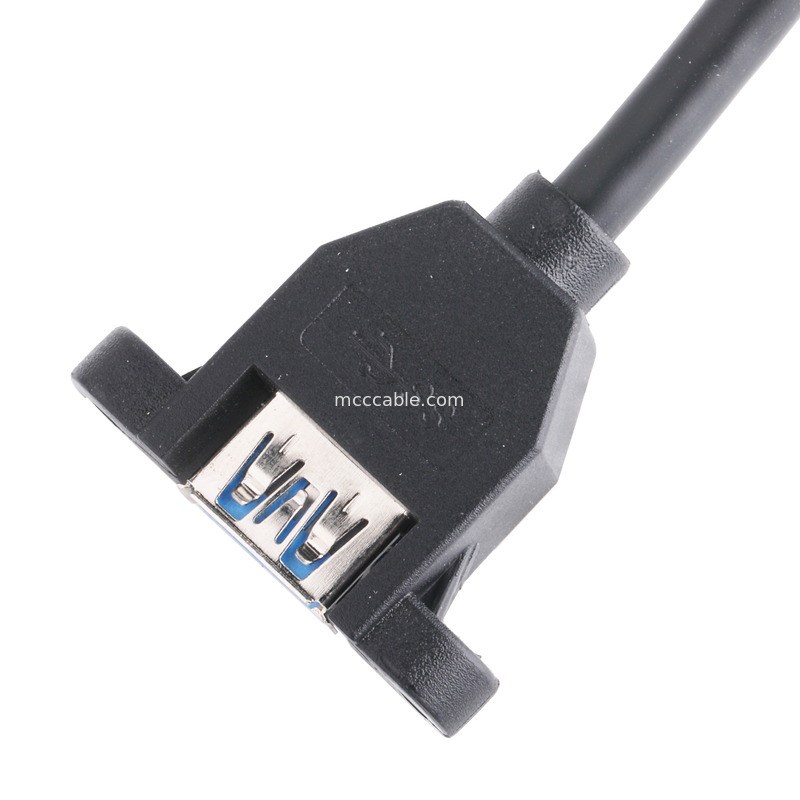 USB 3.0 Front-Panel-Motherboard 19/20-Pin-Kabel zum USB-Frauen-Splitter-Adapter-Erweiterungsteil