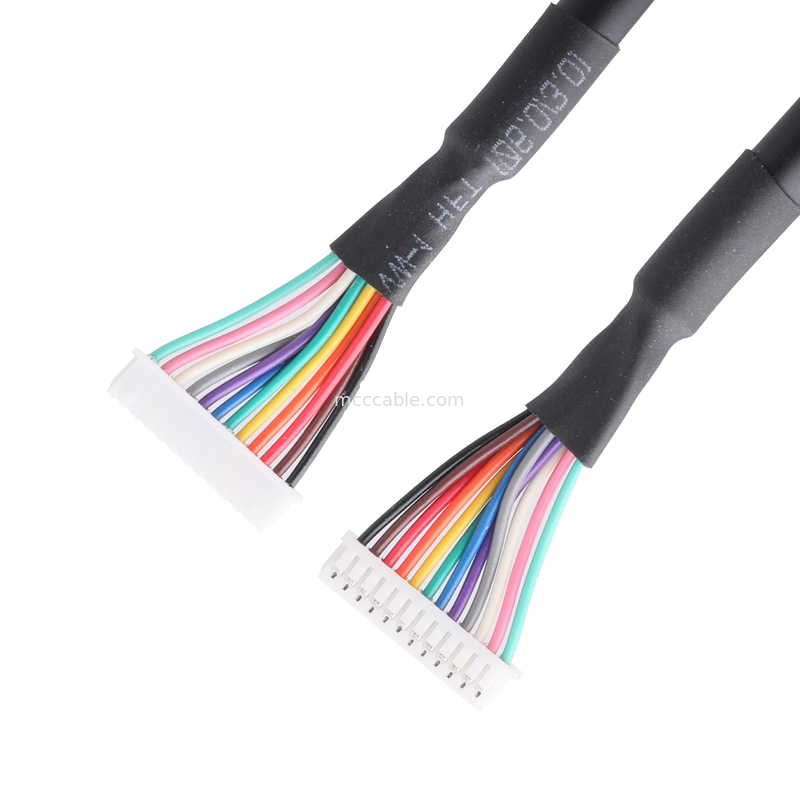 MX1.25-12P Lvds Kabelmontage HSGWP/N 1025-H-12P-N-HF UL20276 28AWG*12C OD 5,5 mm
