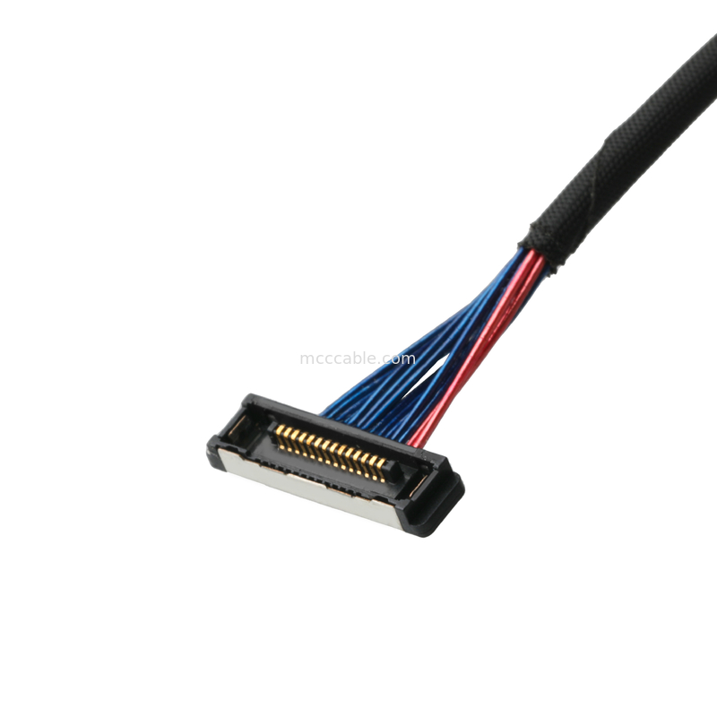 Mikrokoaxialkabel 20380 Steckverbinder 20380-R14T-06 0,4 mm Steckgurt 14P Steckverbinder