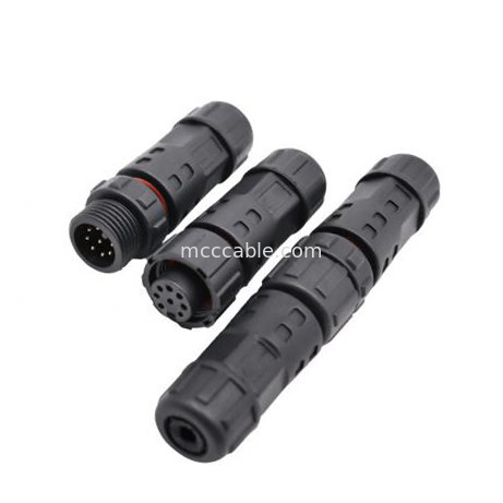 Fabrik Mini M12 8Pin wasserdichtes Kreislaufverbindungskabel Stecker Industrie IP67 Schutzgrad wasserdicht Mann/Frau