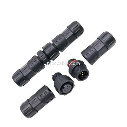 Fabrik Mini M12 8Pin wasserdichtes Kreislaufverbindungskabel Stecker Industrie IP67 Schutzgrad wasserdicht Mann/Frau