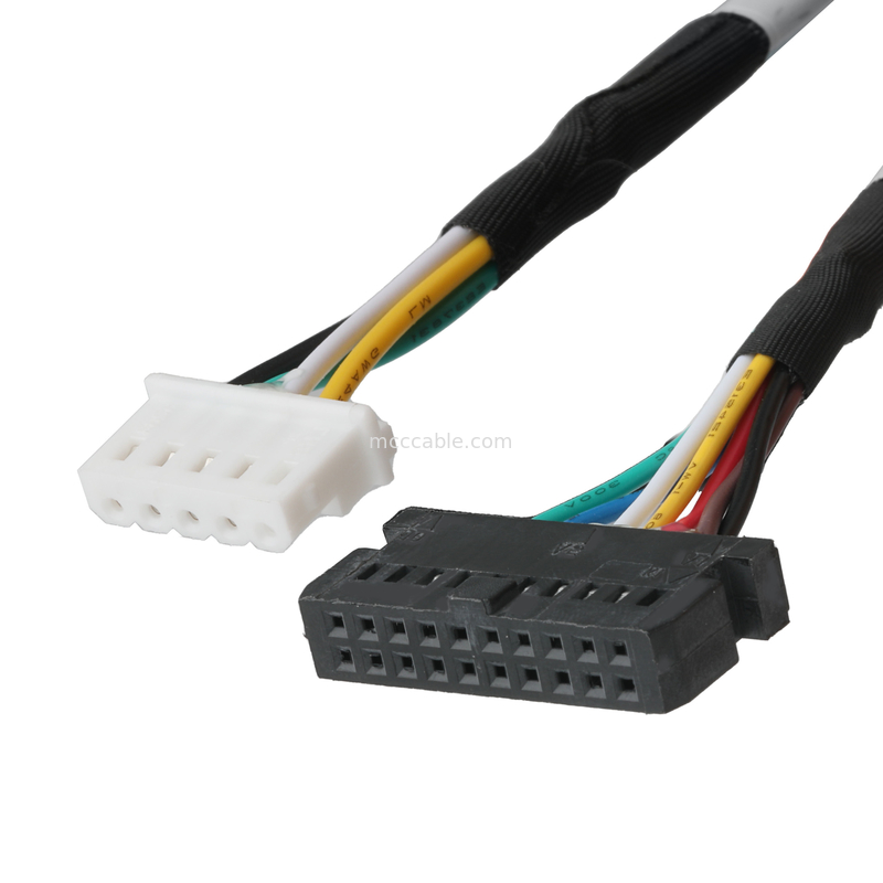 LVDS-KABEL LHE PHSD 30P Picth 2,0 mm bis A2545 20P Picth 2,54 mm Draht UL1007 24AWG Farbe sehen PIN-OUT OEM/ODM