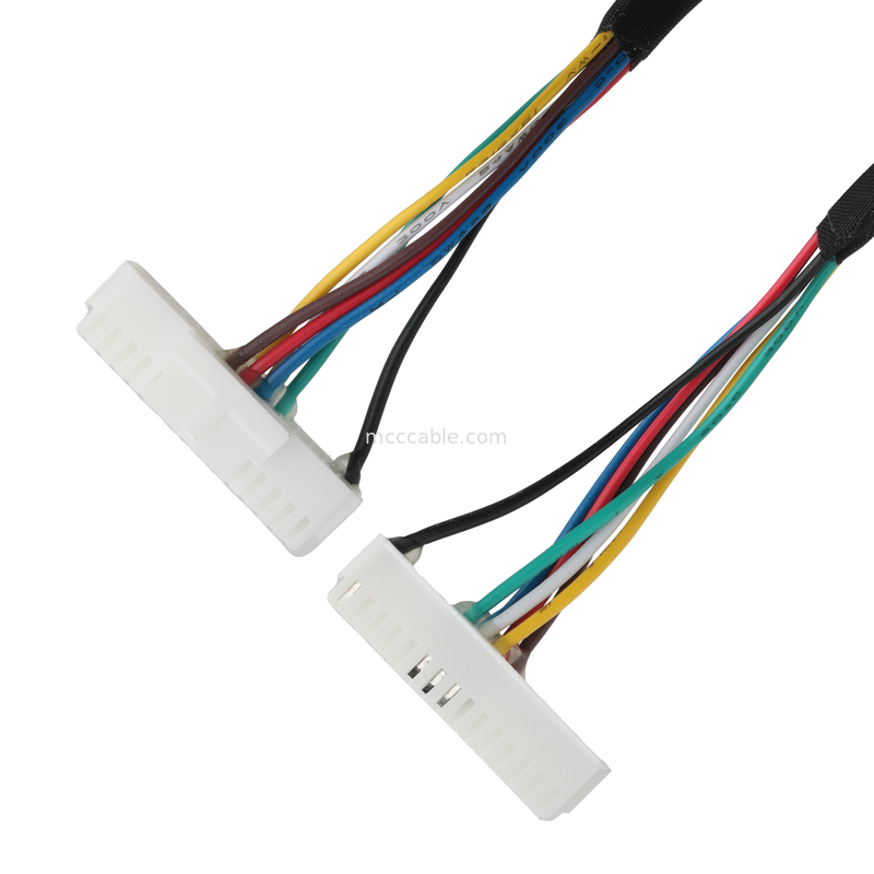 LVDS-KABEL LHE PHSD 30P Picth 2,0 mm bis A2545 20P Picth 2,54 mm Draht UL1007 24AWG Farbe sehen PIN-OUT OEM/ODM
