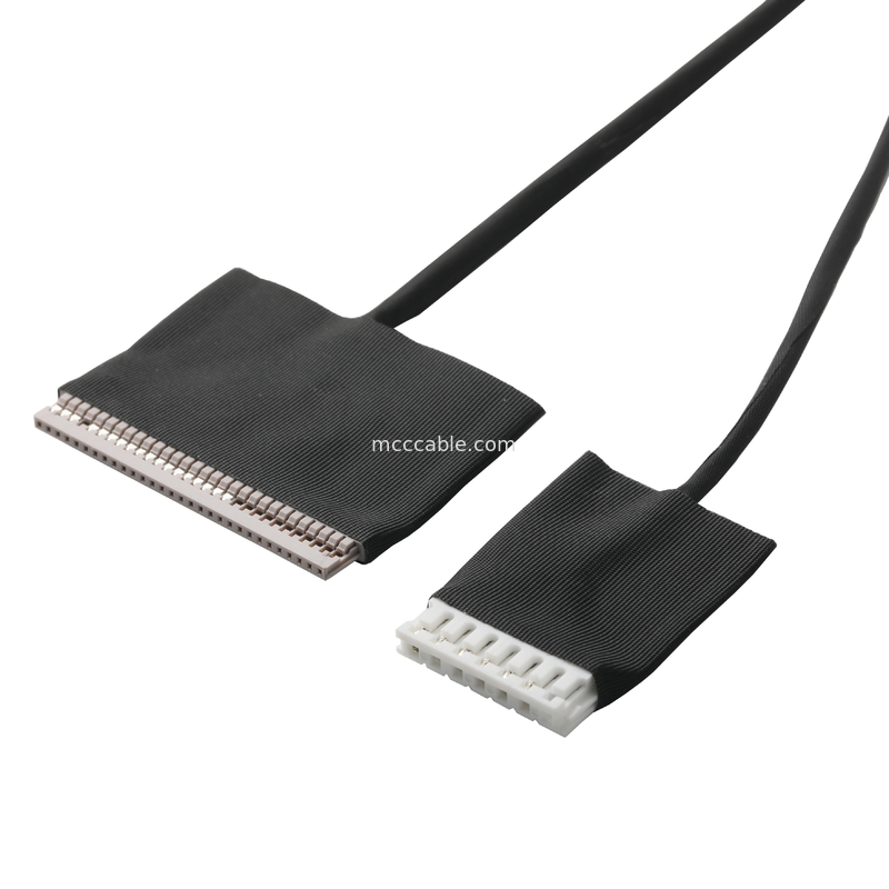 Mikrokoaxial 20453-230T bis DF14-30P und JST EH-7P 30P Kabelmontage 0,5 mm Schwung OEM/ODM