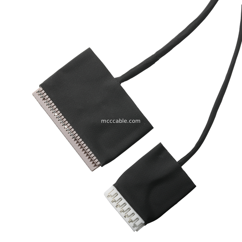 Mikrokoaxial 20453-230T bis DF14-30P und JST EH-7P 30P Kabelmontage 0,5 mm Schwung OEM/ODM