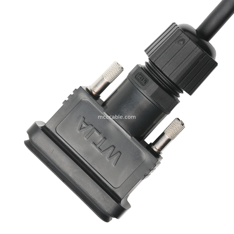 ROHS LVDS Kabelmontage HDB-26BMMA-SL7001 Männlich bis HDB-26BFFA-SL7001 Weiblich Länge Anpassen OEM/ODM