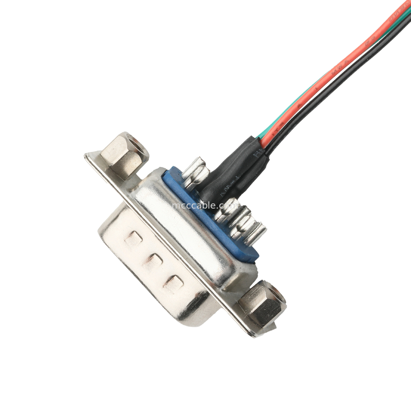 DB 9P LVDS-Kabelmontage D-SUB-9P Männliche Lötmaschine zu MX1.25mm 4Pin Drahtanschluss OEM/ODM