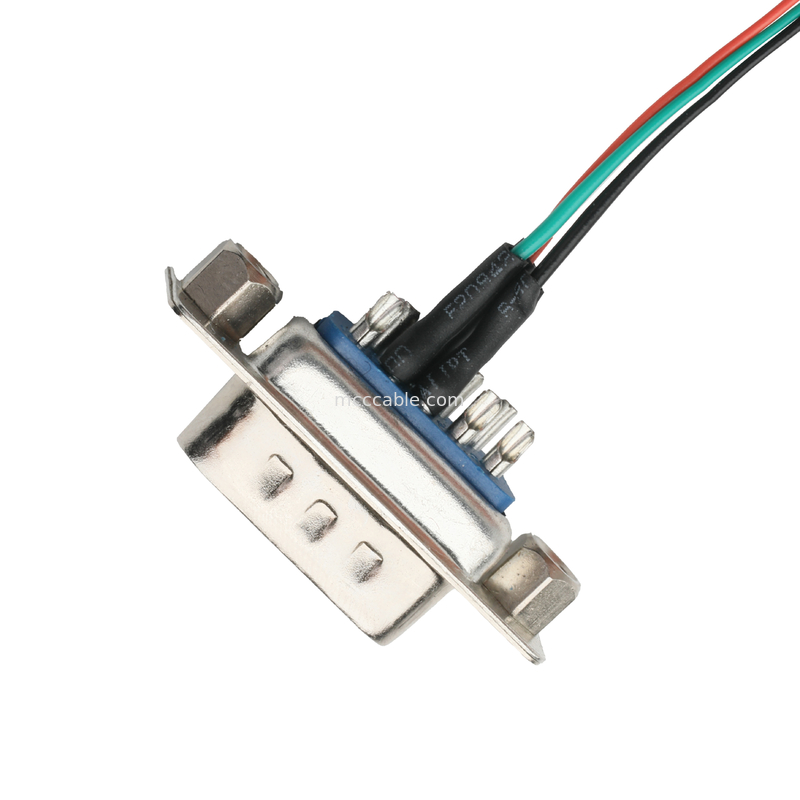 DB 9P LVDS-Kabelmontage D-SUB-9P Männliche Lötmaschine zu MX1.25mm 4Pin Drahtanschluss OEM/ODM